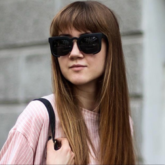 NEW AVANT GARDE BLACK MATTE SUNGLASSES SHADES - Picture 2 of 6